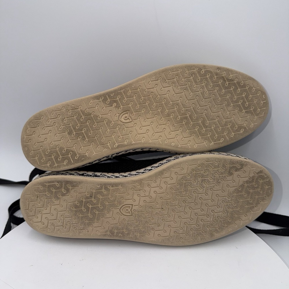 Rothy's The Espadrille Black Lace Up Shoes Size 9.5 - Picture 8 of 9